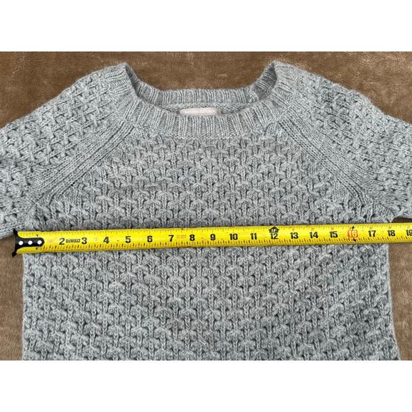 Banana Republic Gray Knit Sweater Made of Italian Yarn Women’s Size Medium - Picture 4 of 6